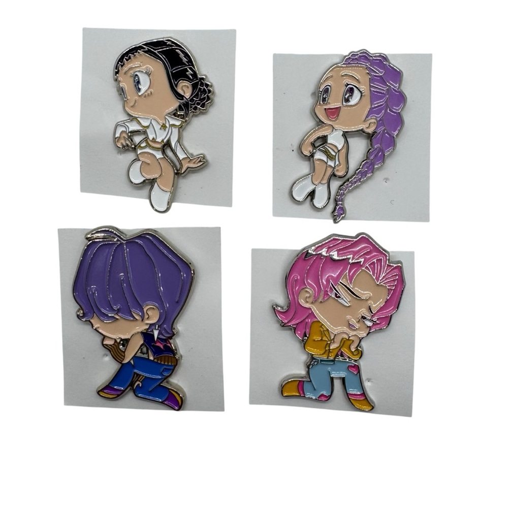 Netflix K-POP Demon Hunter Collectible Trading Pin Bundle Lot of 5 - Picture 2 of 12